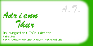 adrienn thur business card